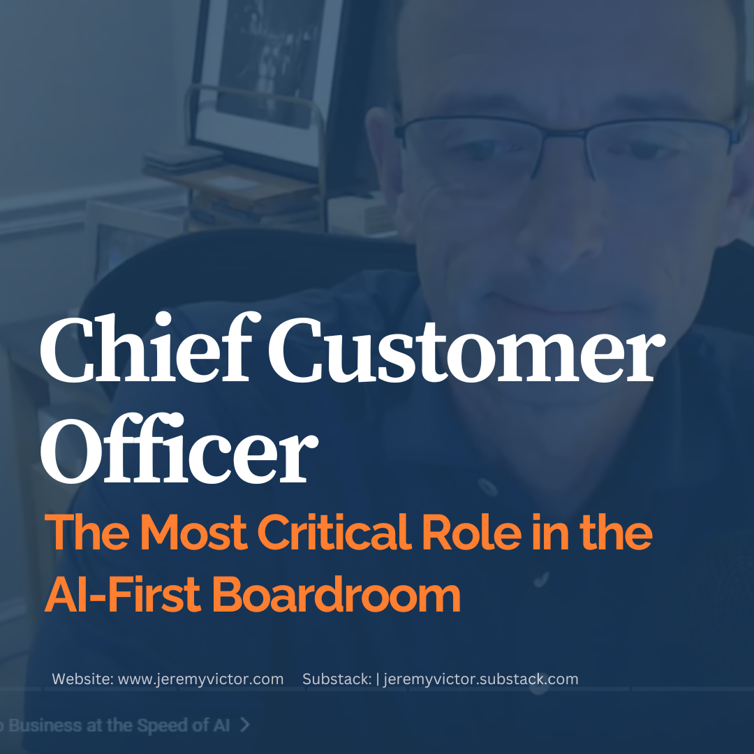 Chief Customer Officer - Jeremy Victor - Author - The More Effect